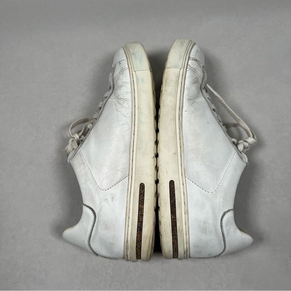 Birkenstock Sneakers Bend Low Women’s Size 10 White Leather Comfortable Shoes - Picture 6 of 12